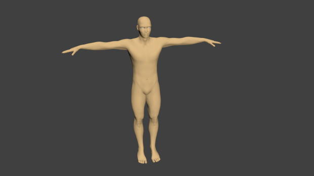 男性人体3D模型0
