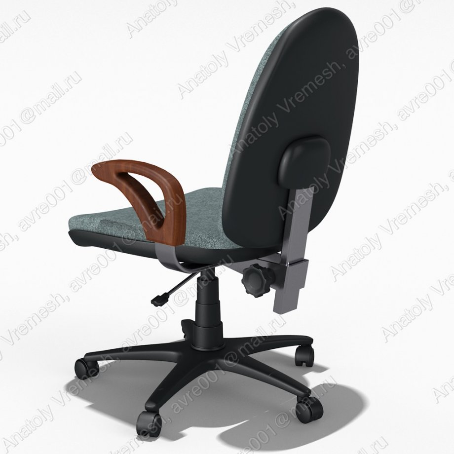 手扶办公椅3D模型3