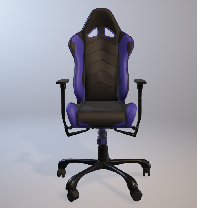 游戏椅3D模型0