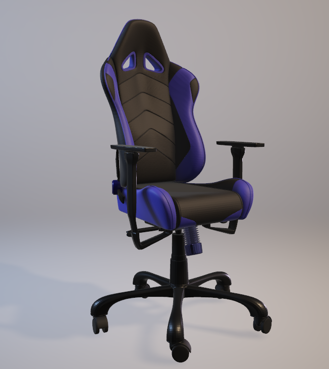 游戏椅3D模型1