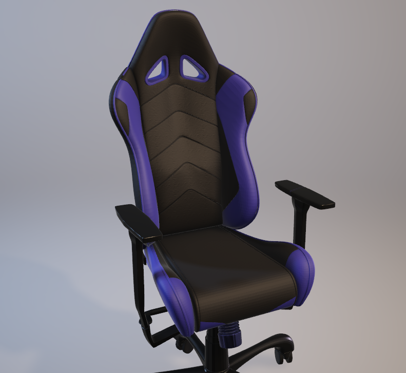 游戏椅3D模型2