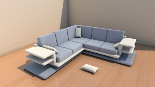 客厅沙发3D模型2