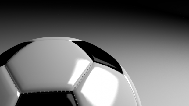 高精度足球3D模型3