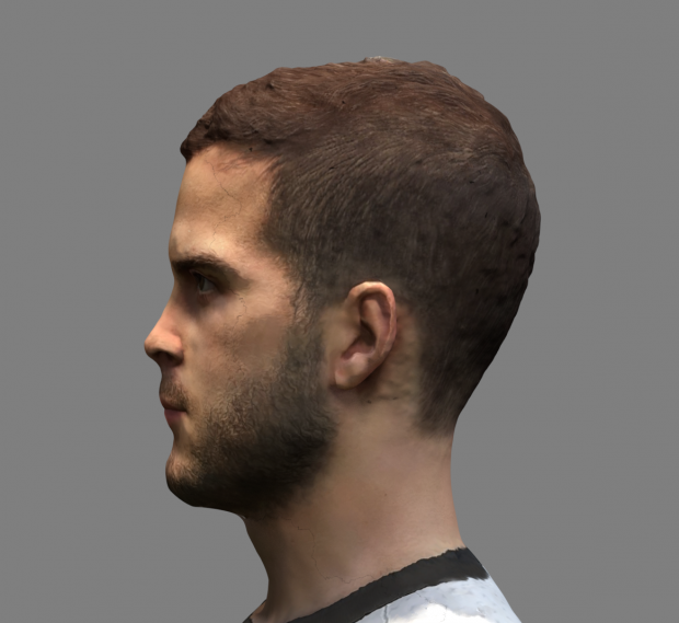 欧洲男性头部3D模型2