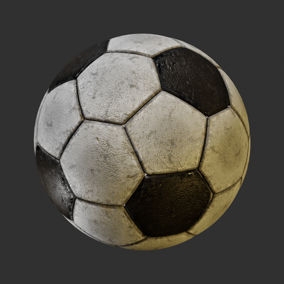 旧足球3D模型0