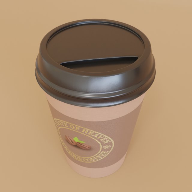 咖啡杯3D模型1