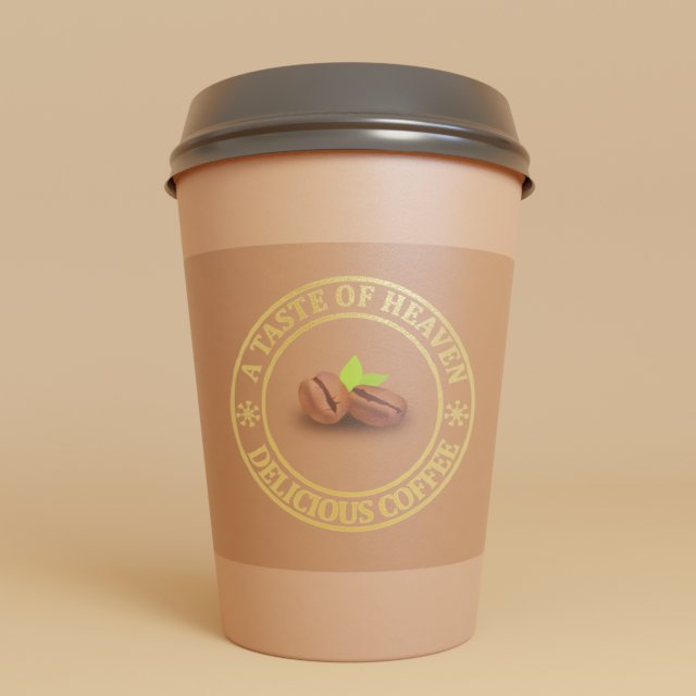 咖啡杯3D模型0