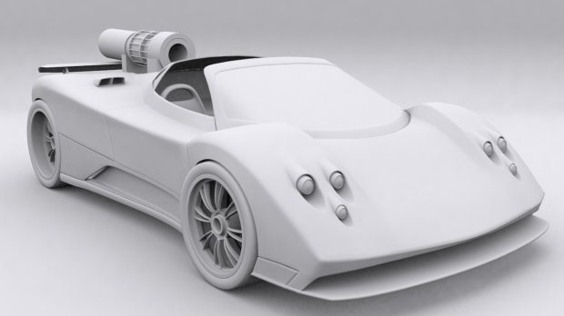 赛车3D模型1