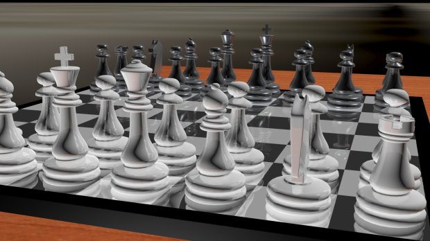 3D国际象棋模型1