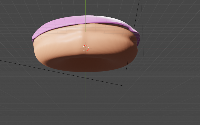 草莓甜甜圈3D模型2