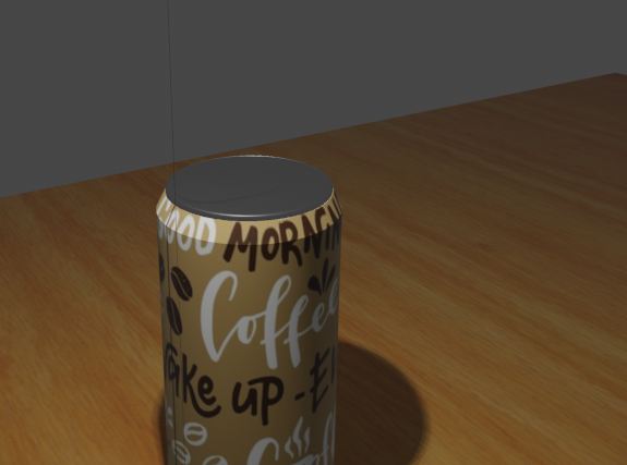 咖啡易拉罐3D模型2