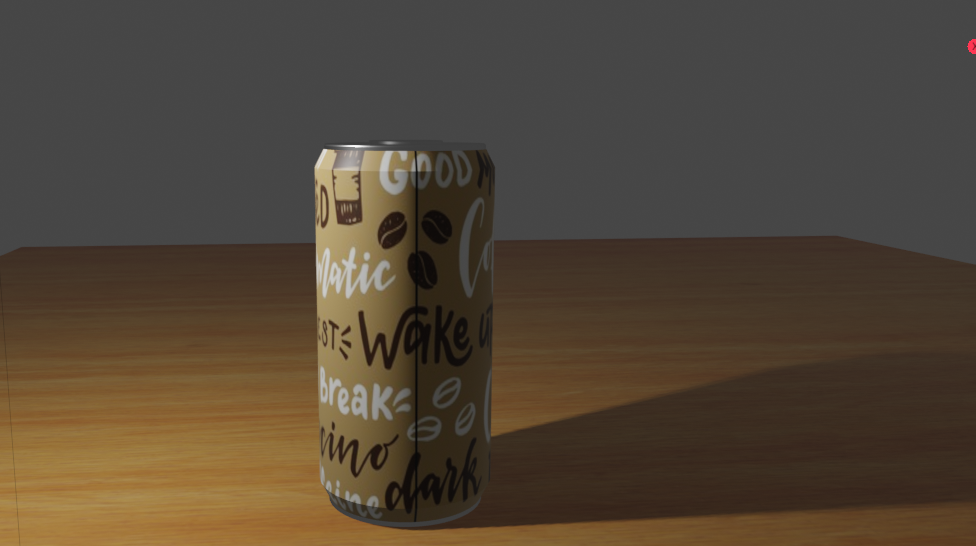 咖啡易拉罐3D模型0