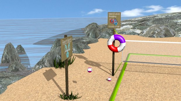 沙滩排球场景3D模型0