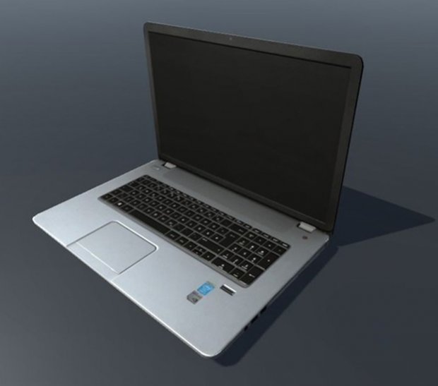 现代笔记本3D模型0