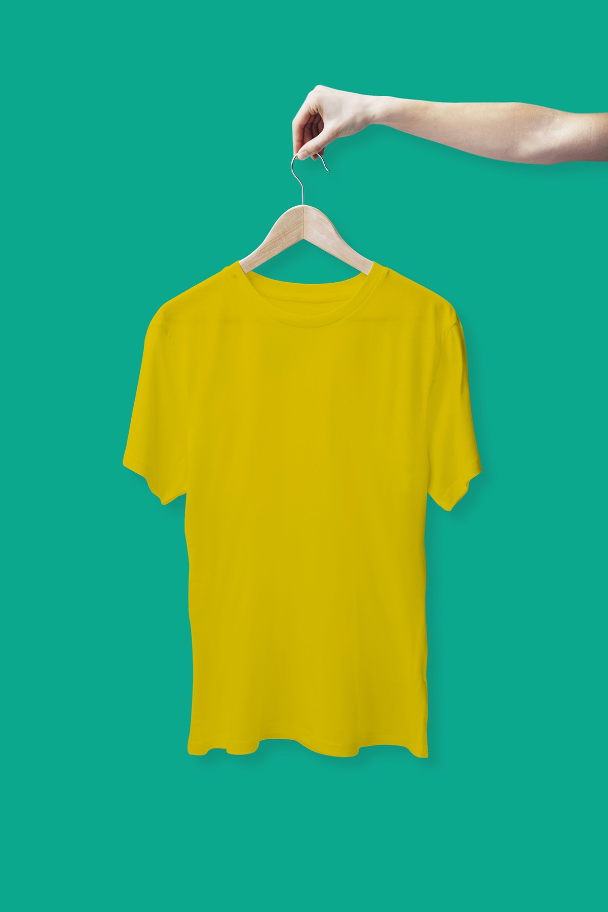 黄色T恤样机1