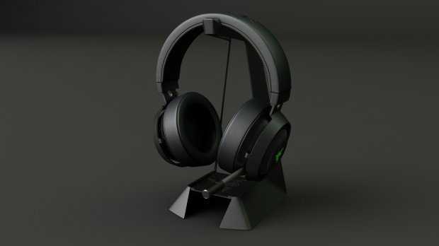 雷蛇头戴式耳机3D模型0