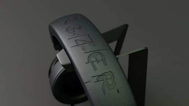 雷蛇头戴式耳机3D模型2