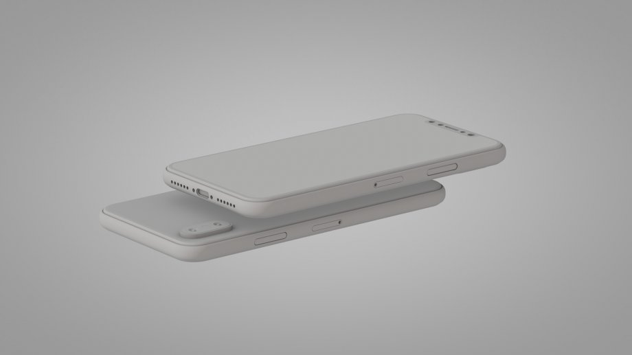 iPhone X手机3D模型2
