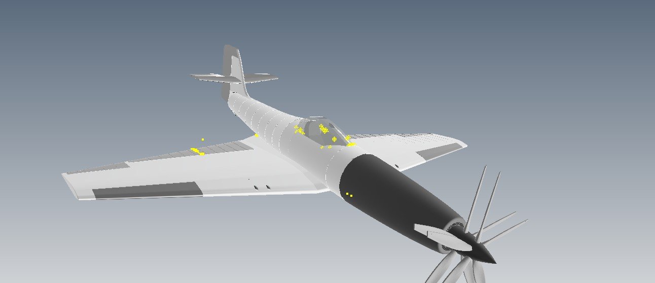 飞行战斗机3D模型1