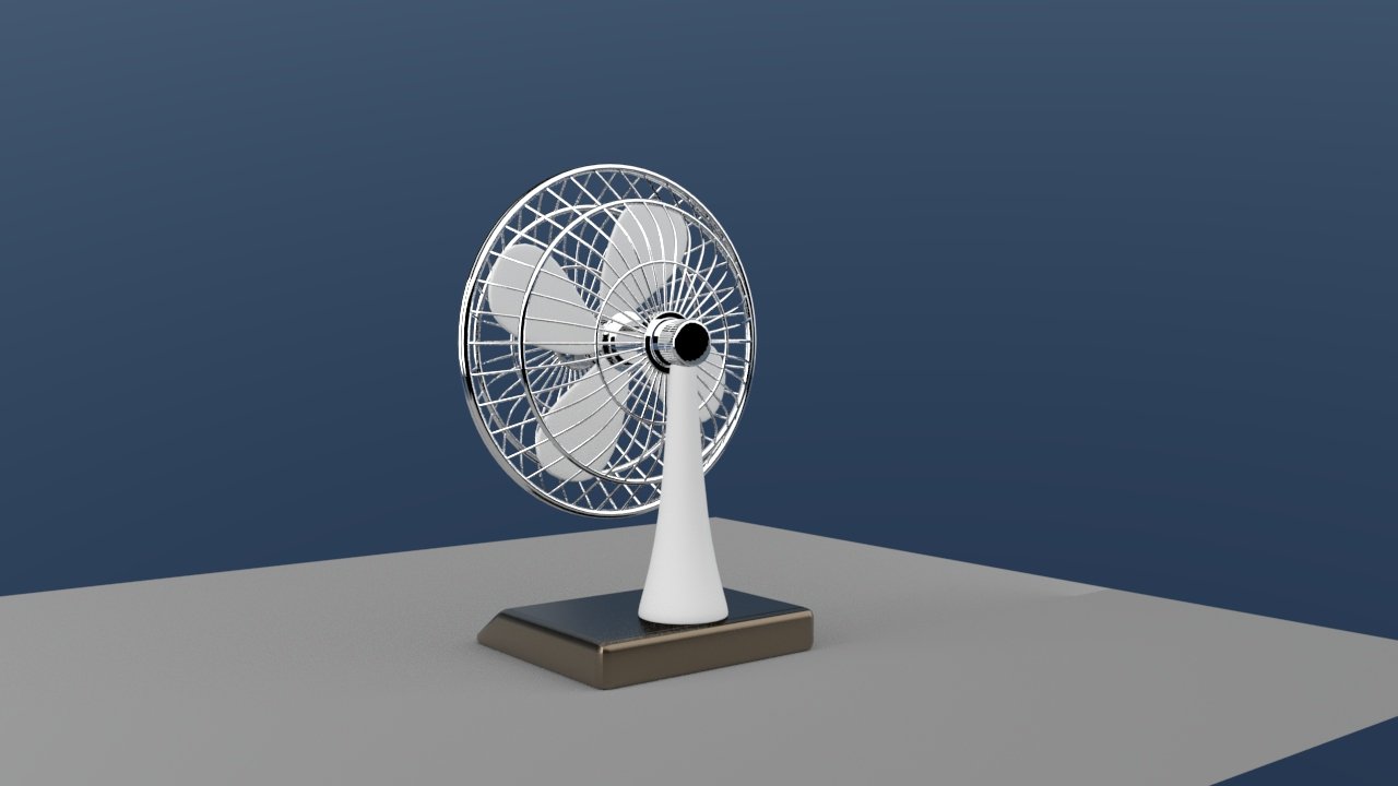 风扇3D模型1