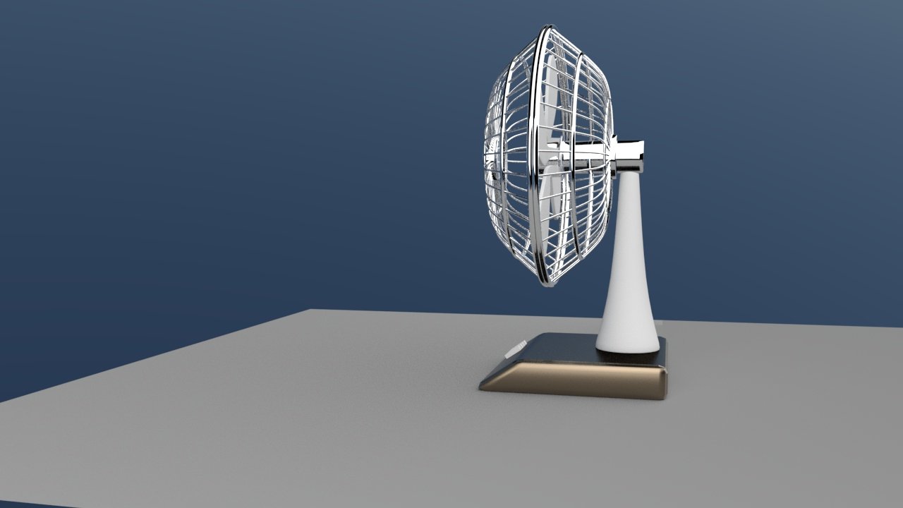 风扇3D模型3