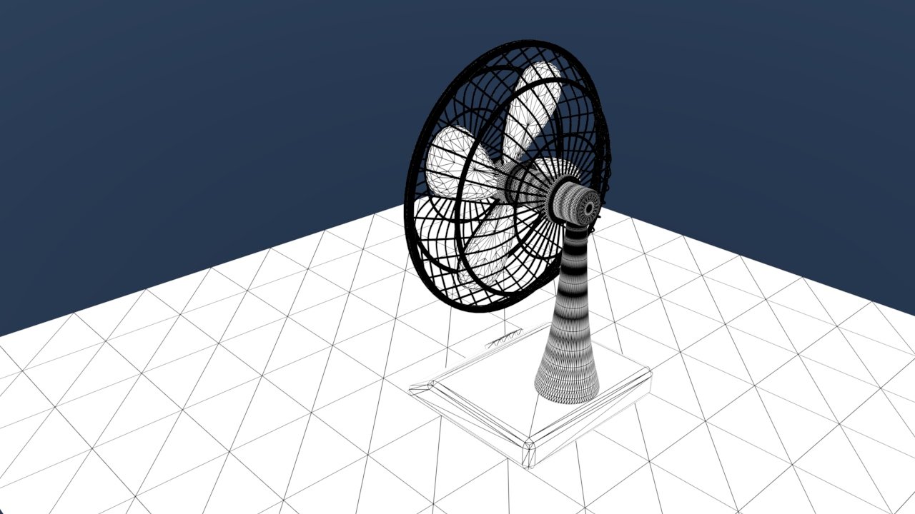 风扇3D模型4