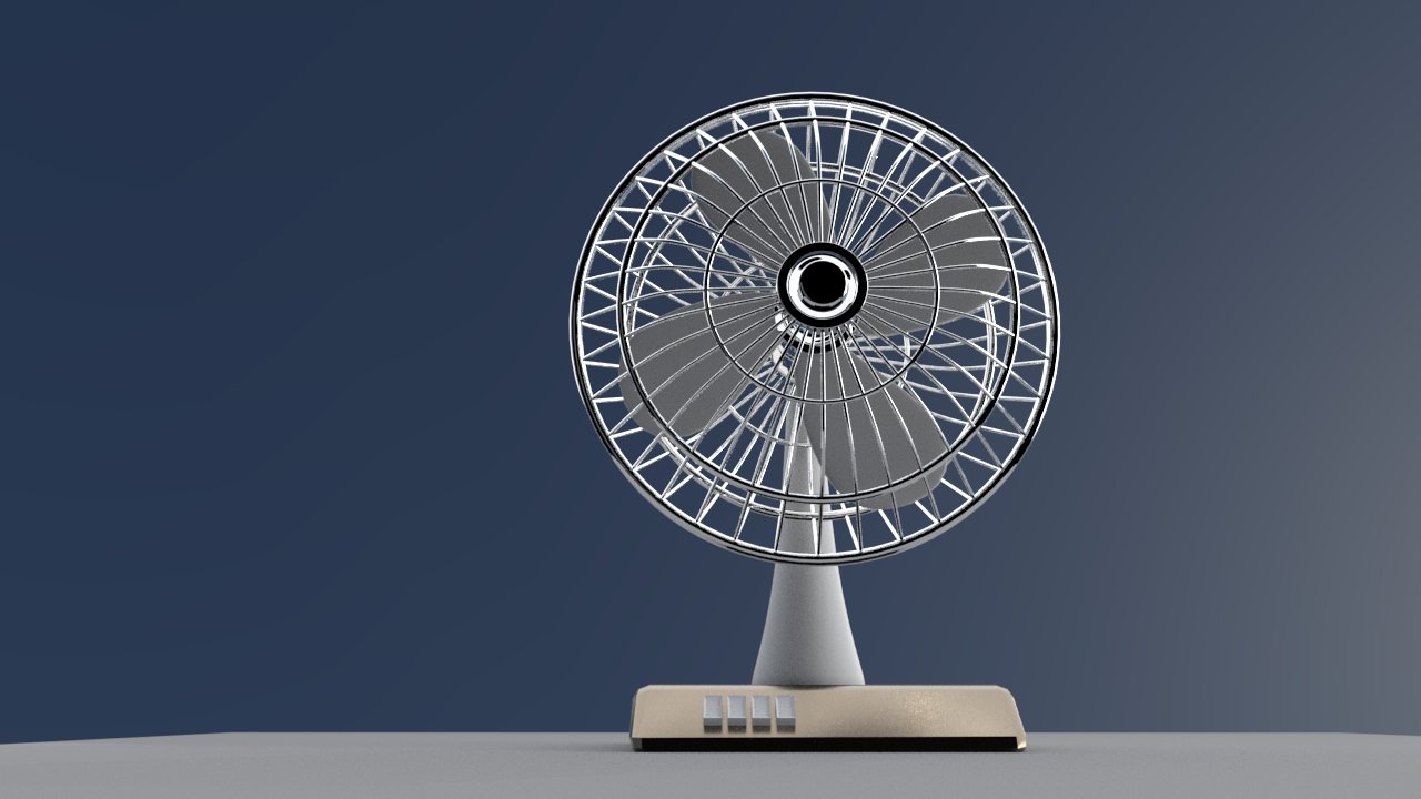 风扇3D模型5