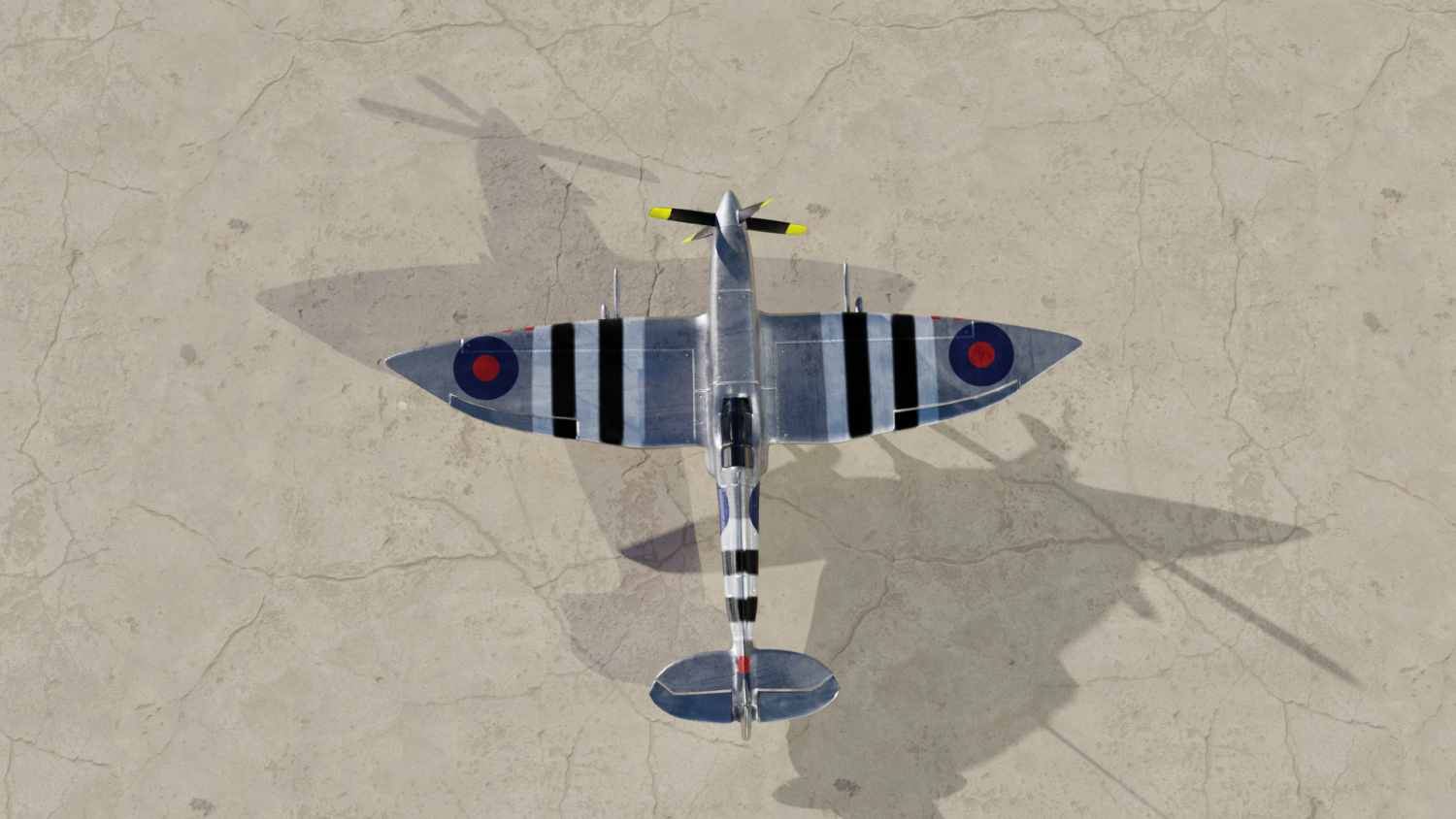英国战斗机3D模型4