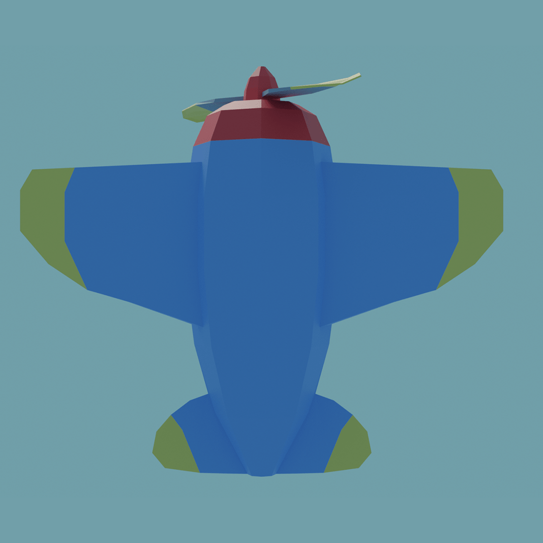 玩具螺旋飞机3D模型2