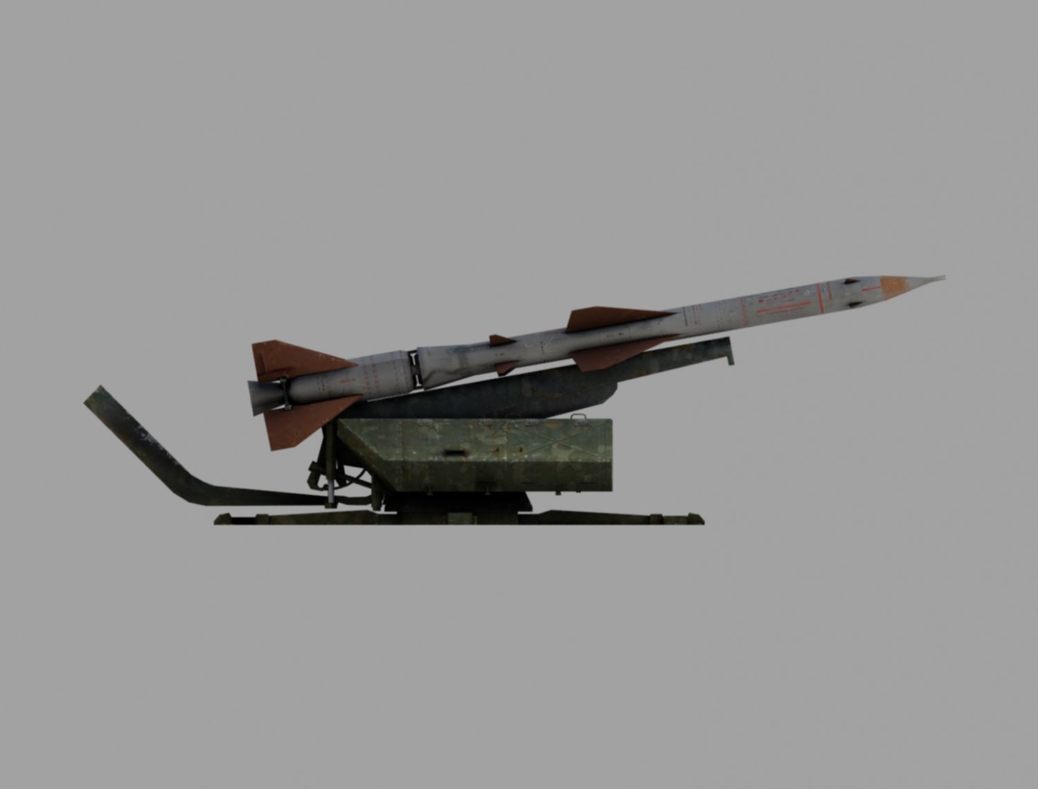 防空导弹3D模型2