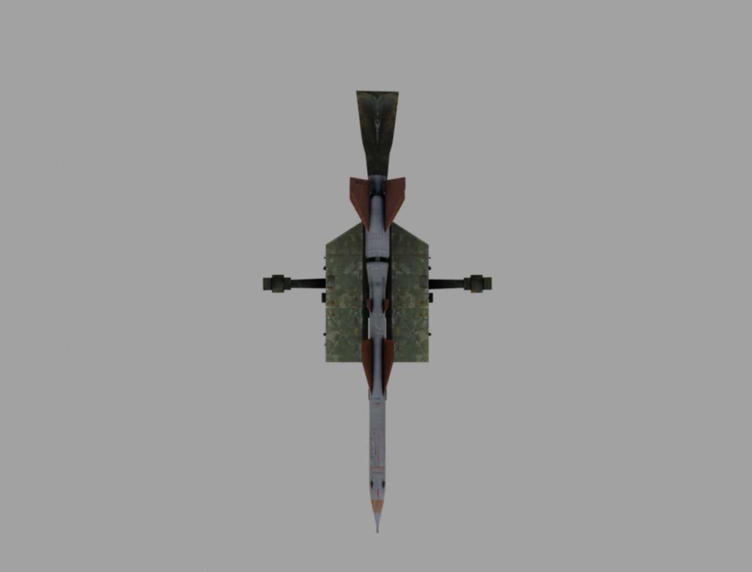 防空导弹3D模型4