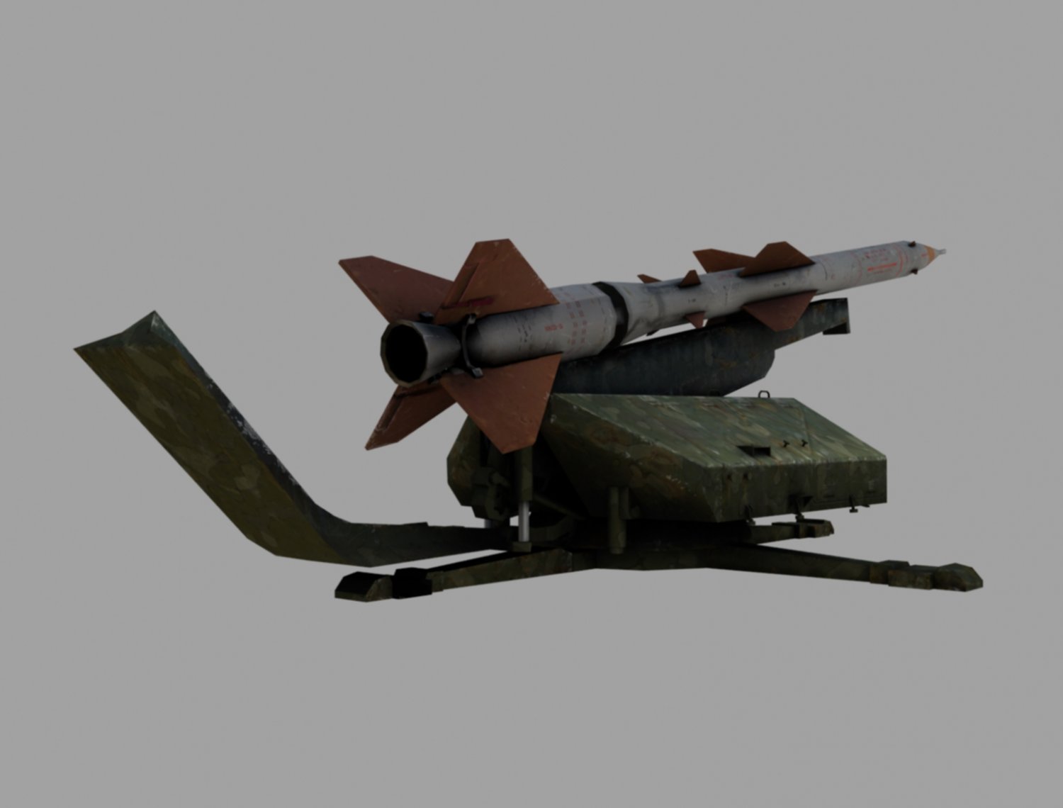 防空导弹3D模型5