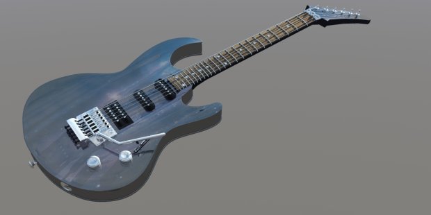电吉他3D模型0