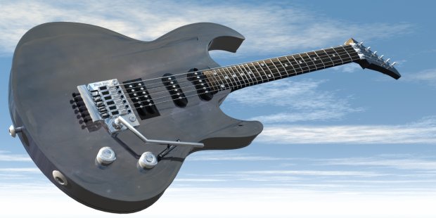 电吉他3D模型5
