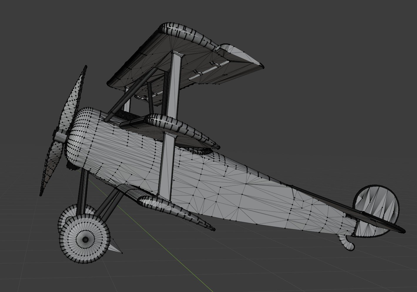 福克飞机3D模型5