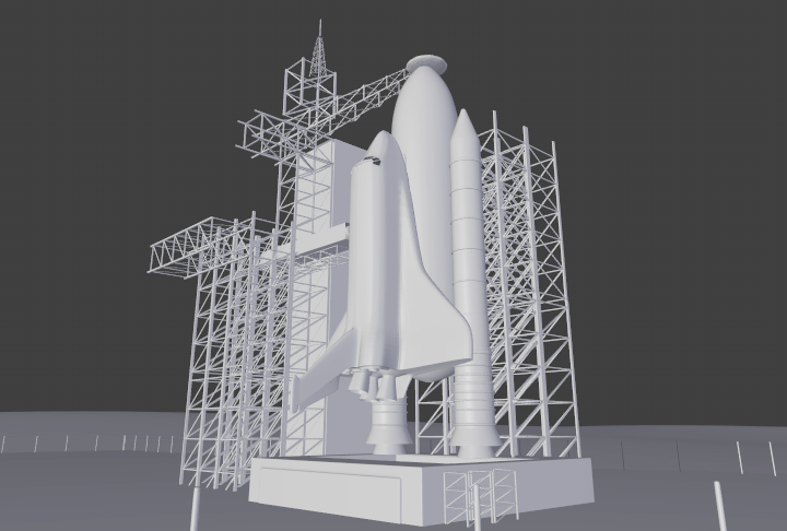 航天飞机3D模型4