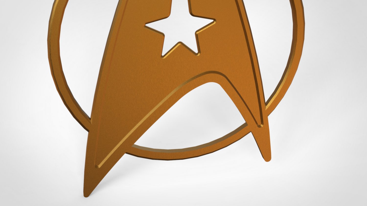 星际迷航logo3D模型2