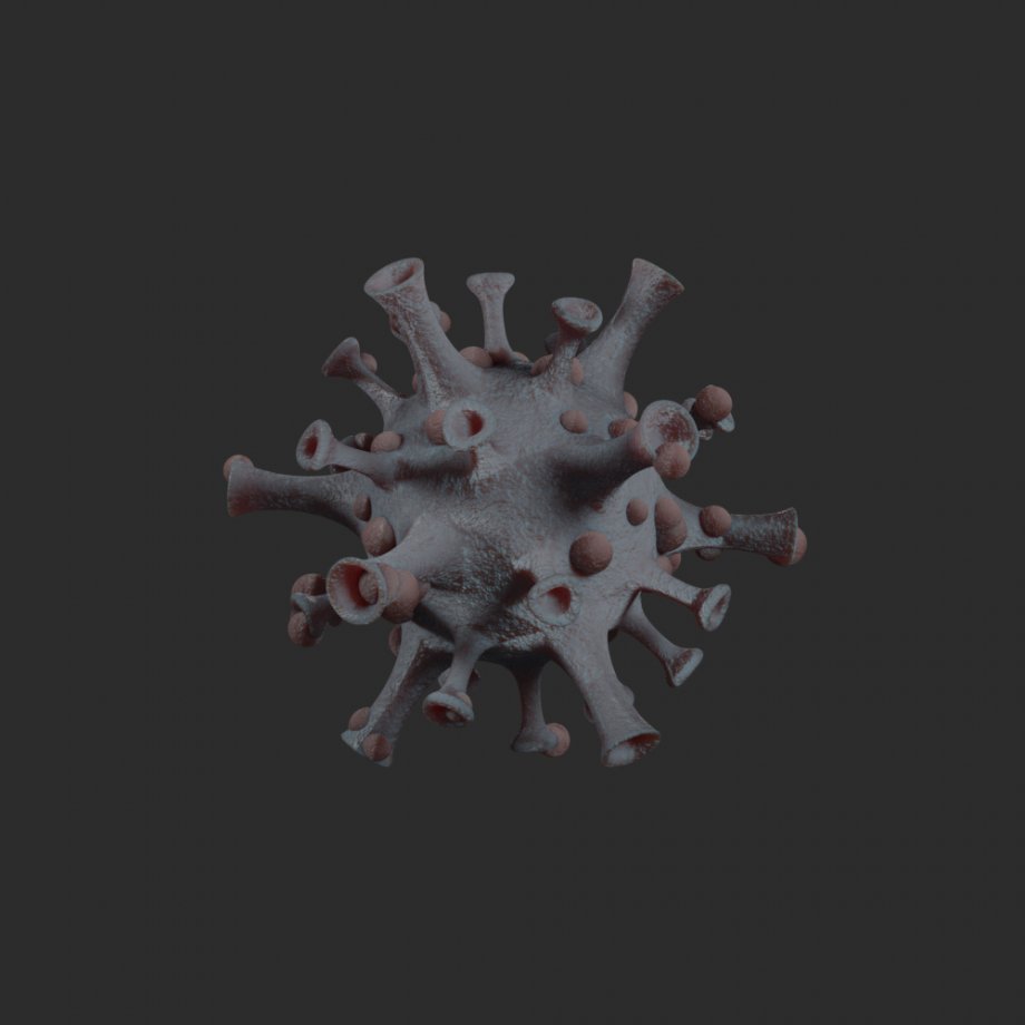 细菌病毒3D模型0