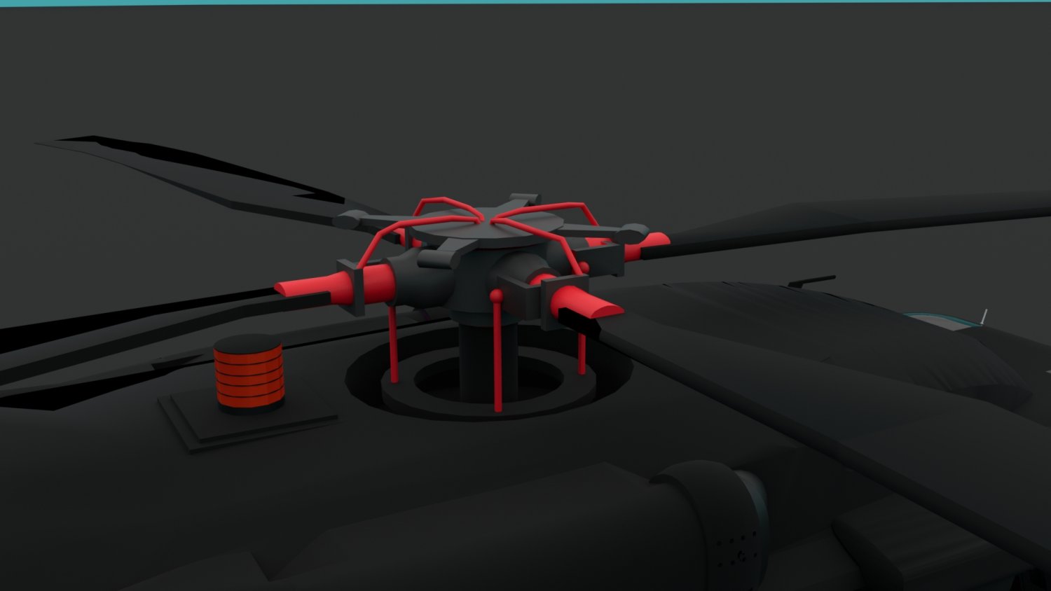 黑鹰直升机3D模型0
