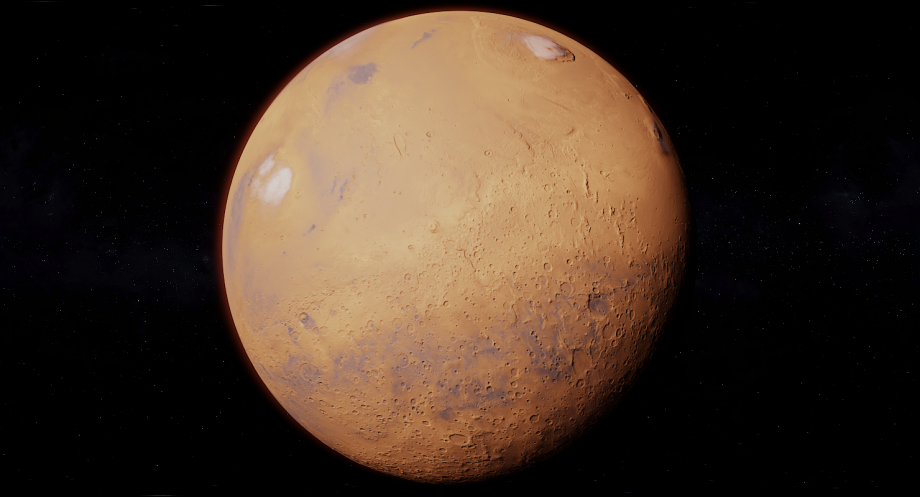 火星表面3D模型3