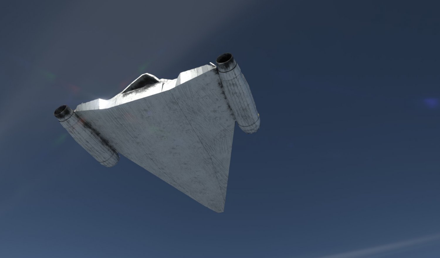 旧宇宙飞船3D模型0