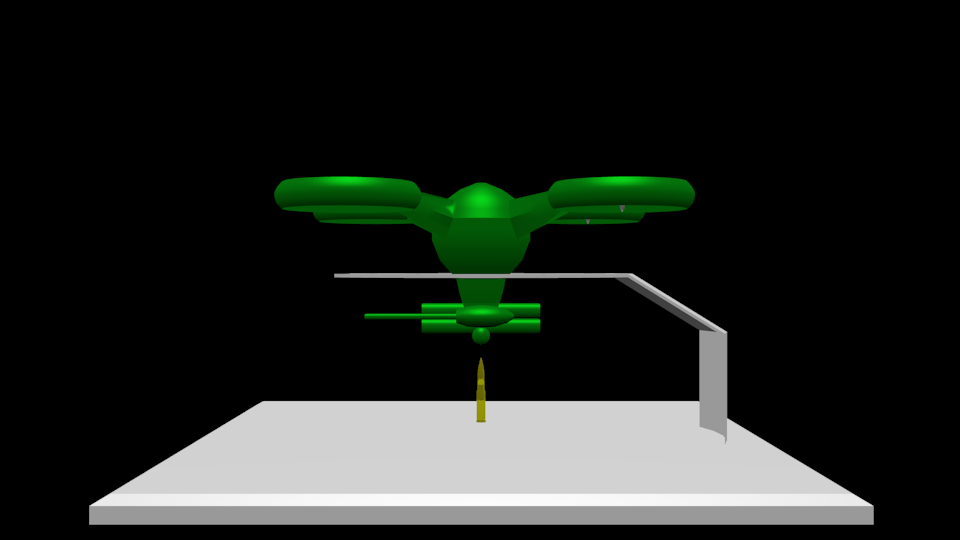 科幻直升机3D模型1
