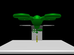 科幻直升机3D模型0
