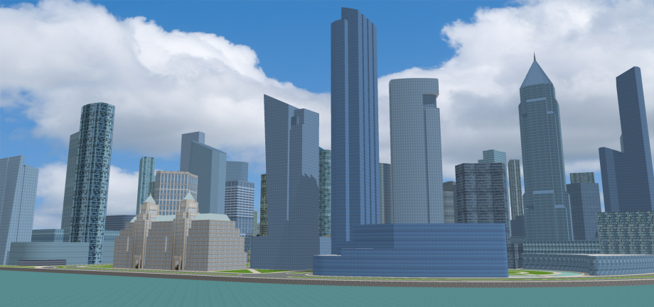 低保利海滨城市3D模型2