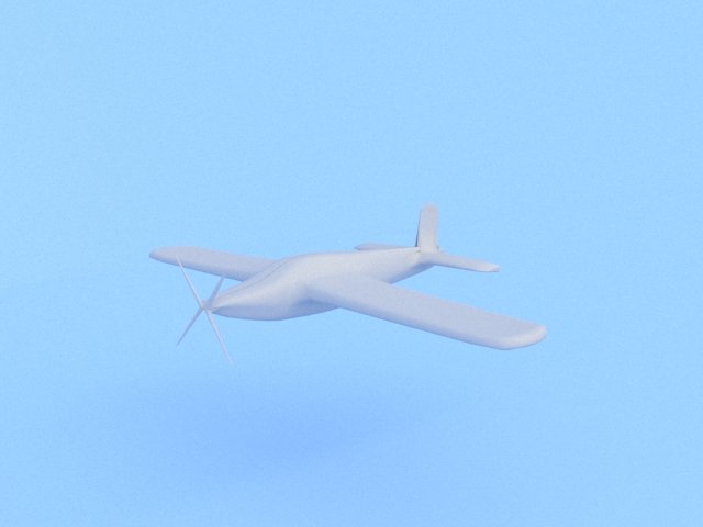 农业飞机3D模型0