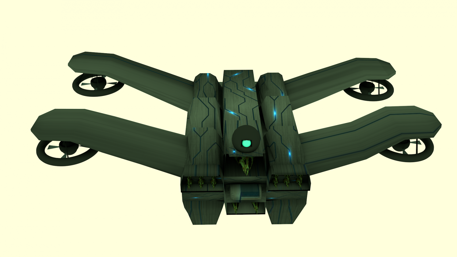 军事无人机3D模型0