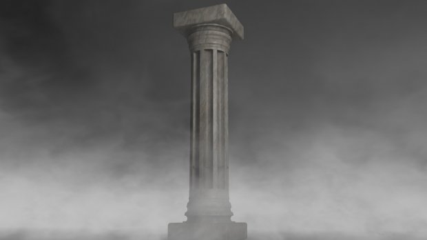 罗马柱3D模型0