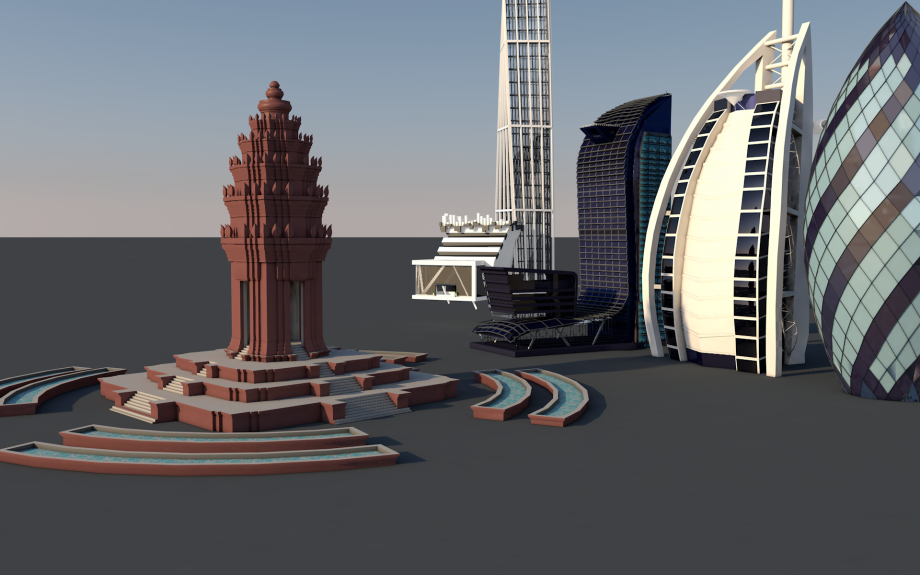 独立纪念碑3D模型4
