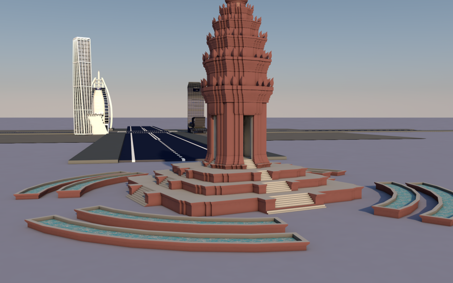 独立纪念碑3D模型2