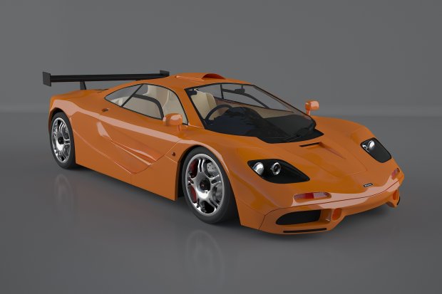 麦克拉伦跑车3D模型0